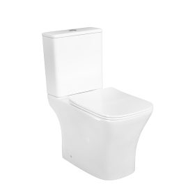   Nile monoblokkos kompakt WC alsó kifolyással soft close ülőkével