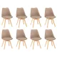 Silla étkezőszék 8 db bézs színben