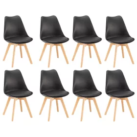 Silla étkezőszék 8 db fekete színben
