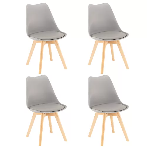 Silla étkezőszék 4 db szürke színben