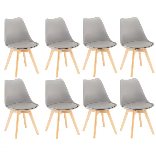 Silla étkezőszék 8 db szürke színben