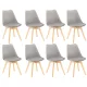 Silla étkezőszék 8 db szürke színben