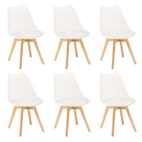 Silla étkezőszék 6 db fehér színben