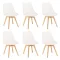 Silla étkezőszék 6 db fehér színben