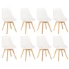 Silla étkezőszék 8 db fehér színben