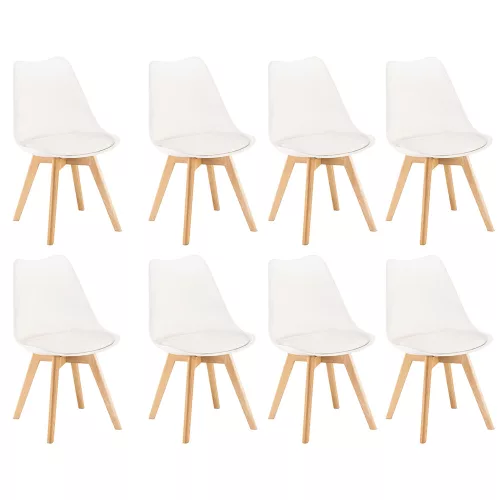 Silla étkezőszék 8 db fehér színben