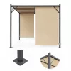 Kerti pergola 3x4 m acél váz bézs tetővel