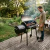Faszenes kerti grillsütő füstölővel