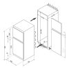 Amica EKGC16166 Beépíthető kombinált hűtő