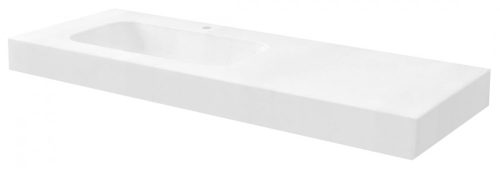 EMICO Rockstone mosdó balos 130x50cm matt fehér