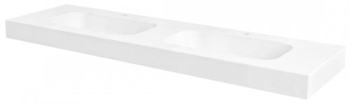 EMICO Rockstone duplamosdó 170x50cm matt fehér