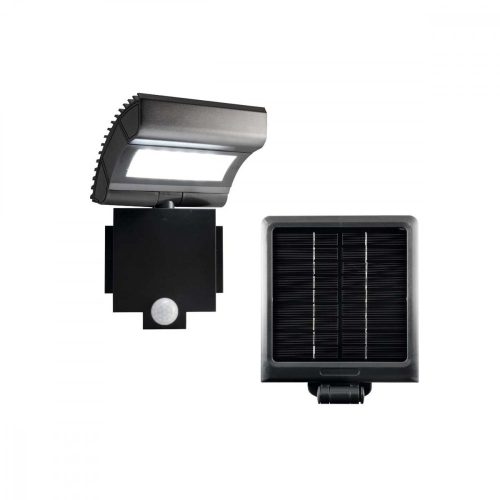 LED-es fényvető, napelemes, mozgásérzékelővel