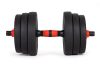 Állítható súlyzók 2x10 kg-os súlyzószett 20 kg-os rúd
