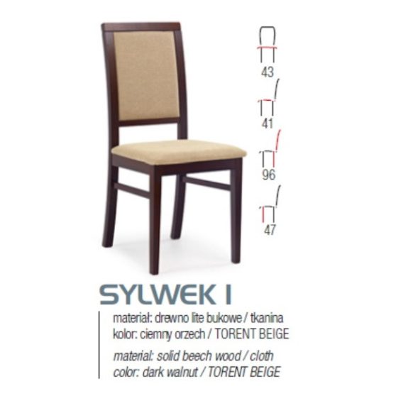 Sylwek 1 fa étkező szék