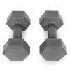 Hex súlyzó szett 2x1 kg szürke