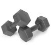 Hex súlyzó szett 2x2 kg szürke