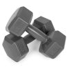 Hex súlyzó szett 2x2 kg szürke