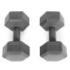 Hex súlyzó szett 2x3 kg szürke
