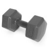 Hex súlyzó szett 2x4 kg szürke