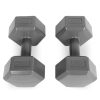 Hex súlyzó szett 2x4 kg szürke