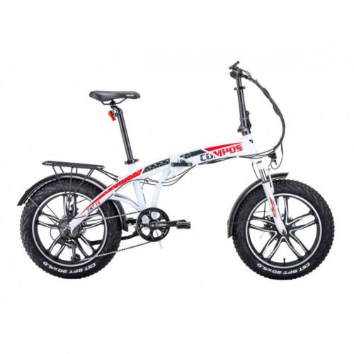 Hecht Compos CL elektromos kerékpár, összecsukható, fehér