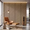 Akusztikus falpanel Deco I bambusz hatású 260x60x1,8 cm