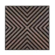 Akusztikus falpanel Deco IV dió hatású 60x60x1,8 cm