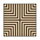 Akusztikus falpanel Deco V bambusz hatású 60x60x1,8 cm