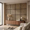Akusztikus falpanel Deco V bambusz hatású 60x60x1,8 cm
