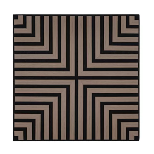 Akusztikus falpanel Deco V olajos tölgy hatású 60x60x1,8 cm