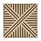 Akusztikus falpanel Deco VI bambusz hatású 60x60x1,8 cm
