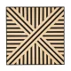 Akusztikus falpanel Deco VI bambusz hatású 60x60x1,8 cm