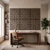 Akusztikus falpanel Deco VI olajos tölgy hatású 60x60x1,8 cm