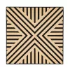 Akusztikus falpanel Deco VII bambusz hatású 60x60x1,8 cm