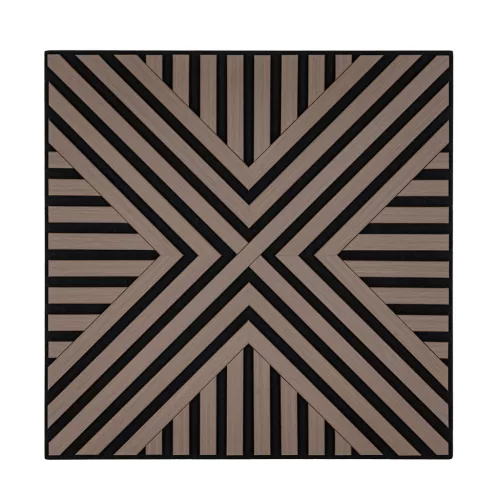 Akusztikus falpanel Deco VII olajos tölgy hatású 60x60x1,8 cm