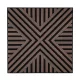 Akusztikus falpanel Deco VII dió hatású 60x60x1,8 cm