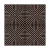 Akusztikus falpanel Deco VII dió hatású 60x60x1,8 cm