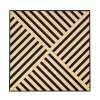 Akusztikus falpanel Deco VIII bambusz hatású 60x60x1,8 cm