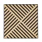 Akusztikus falpanel Deco VIII bambusz hatású 60x60x1,8 cm