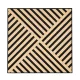Akusztikus falpanel Deco VIII bambusz hatású 60x60x1,8 cm