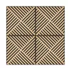 Akusztikus falpanel Deco VIII bambusz hatású 60x60x1,8 cm