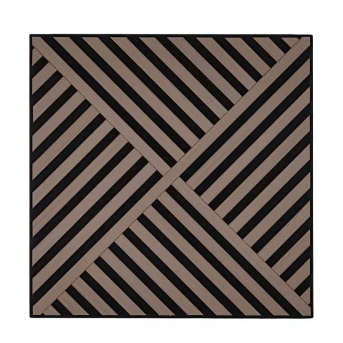 Akusztikus falpanel Deco VIII olajos tölgy hatású 60x60x1,8 cm