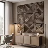 Akusztikus falpanel Deco VIII olajos tölgy hatású 60x60x1,8 cm
