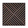 Akusztikus falpanel Deco VIII dió hatású 60x60x1,8 cm