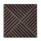 Akusztikus falpanel Deco VIII dió hatású 60x60x1,8 cm