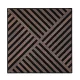 Akusztikus falpanel Deco VIII dió hatású 60x60x1,8 cm