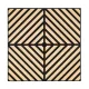 Akusztikus falpanel Deco IX bambusz hatású 60x60x1,8 cm