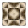 Akusztikus falpanel Deco IX bambusz hatású 60x60x1,8 cm