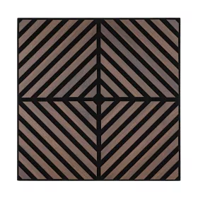Akusztikus falpanel Deco IX dió hatású 60x60x1,8 cm