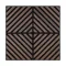 Akusztikus falpanel Deco IX dió hatású 60x60x1,8 cm